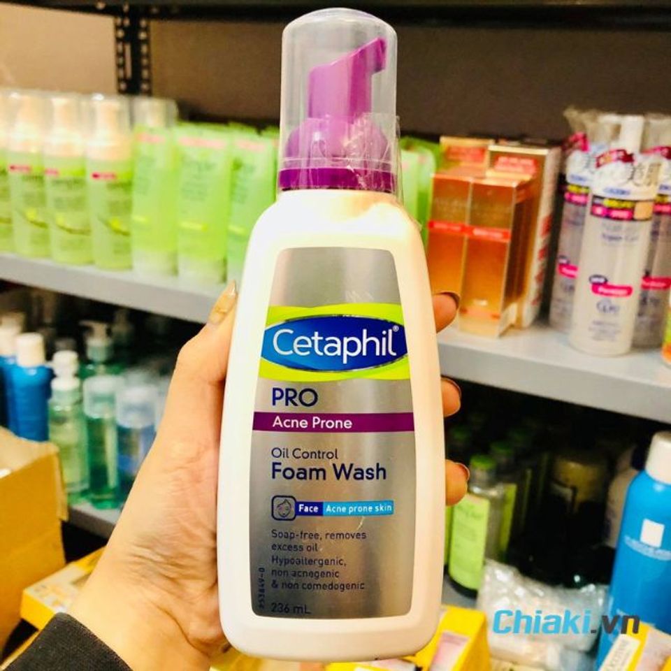 Sữa rửa mặt Cetaphil Pro Acne Prone Oil Control Foam Wash cho da mụn