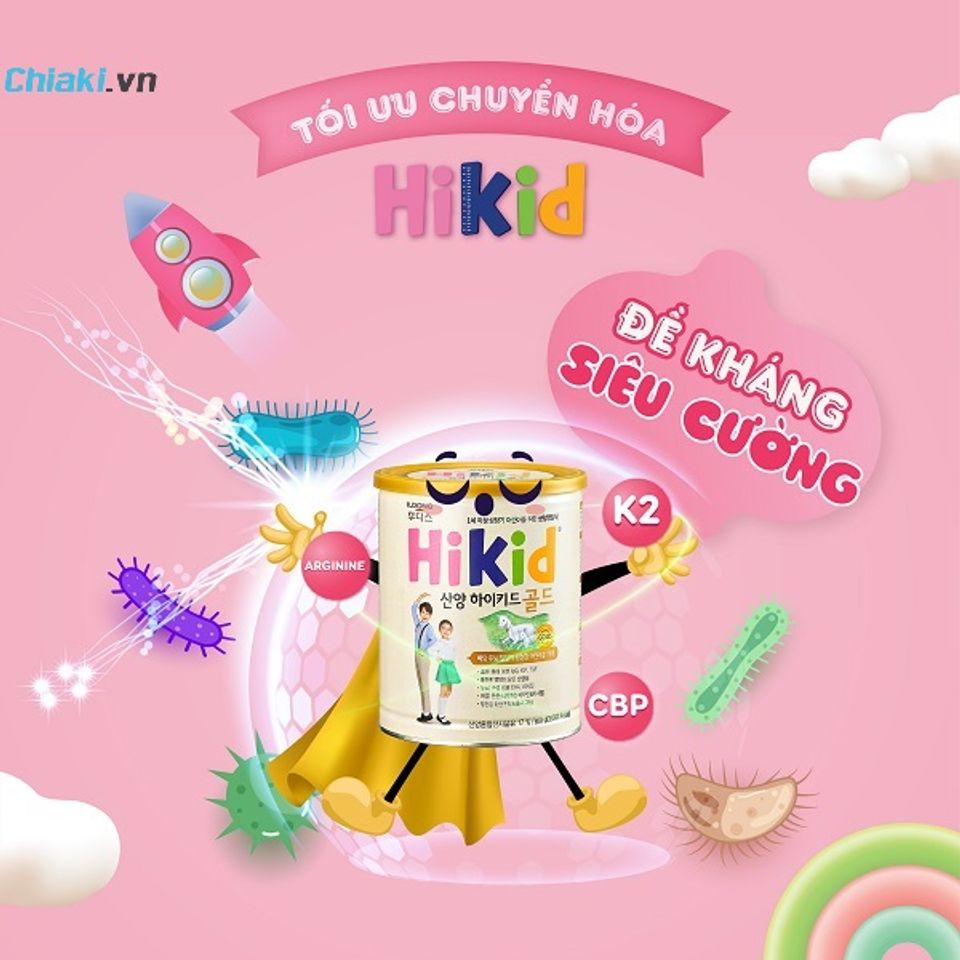 Sữa d&ecirc; Hikid Gold