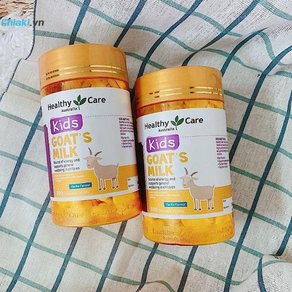 Sữa d&ecirc; c&ocirc; đặc dạng vi&ecirc;n Goat Milk Healthy Care