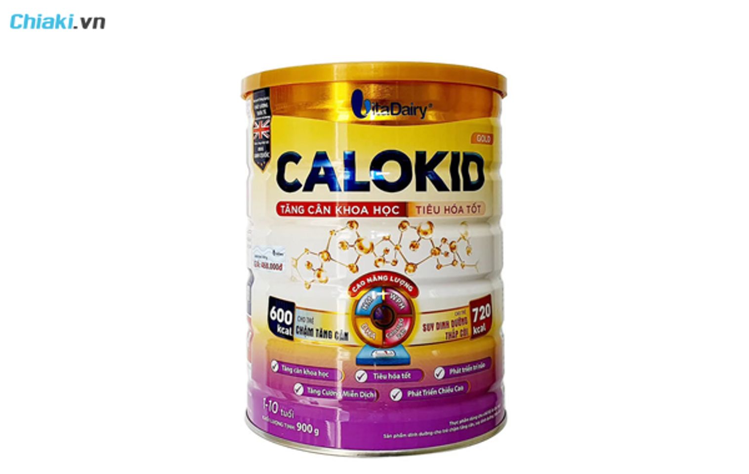sữa tăng c&acirc;n cho trẻ 12 tuổi Calokid Gold