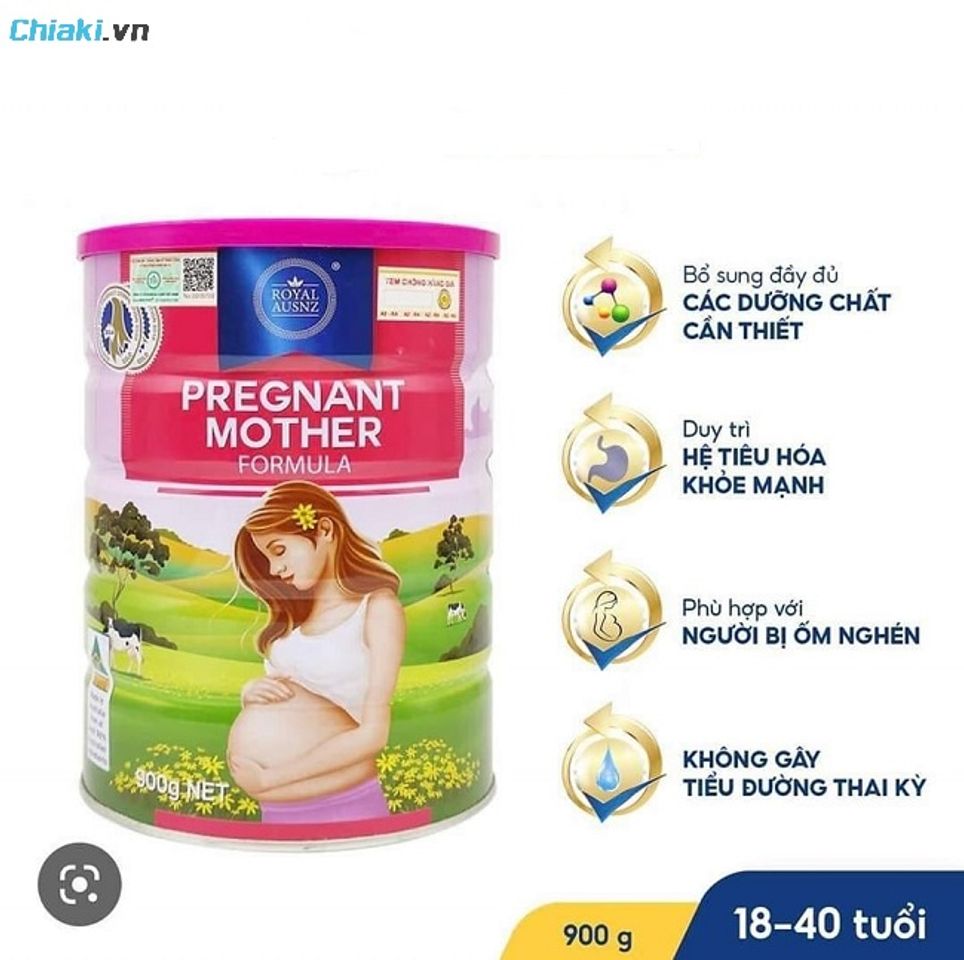 Sữa bầu Ho&agrave;ng Gia &Uacute;c Pregnant Mother bổ sung nhiều dinh dưỡng cho b&agrave; bầu