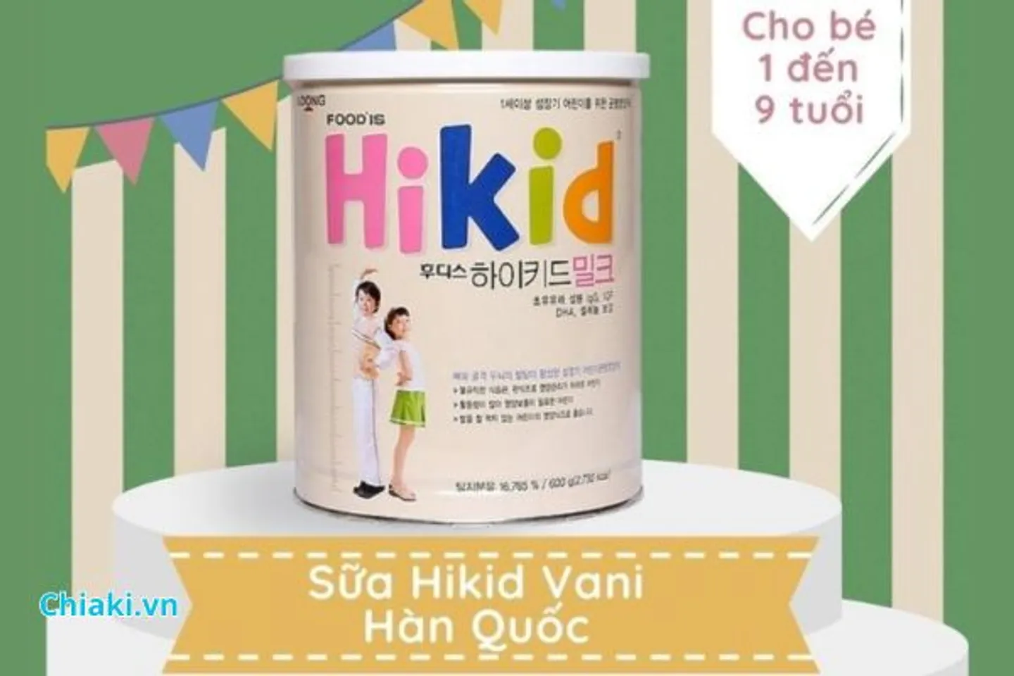 Sữa Hikid cho tới nhỏ bé 1-9 tuổi