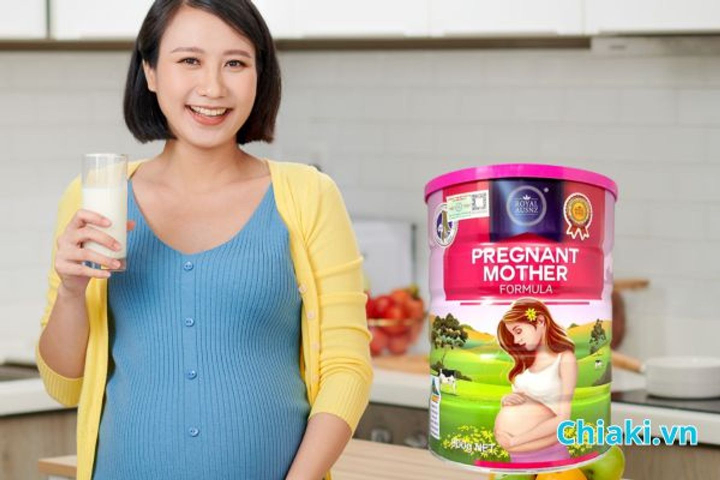 Sữa tăng c&acirc;n cho thai nhi th&aacute;ng cuối Royal Ausnz Pregnant Mother Formula