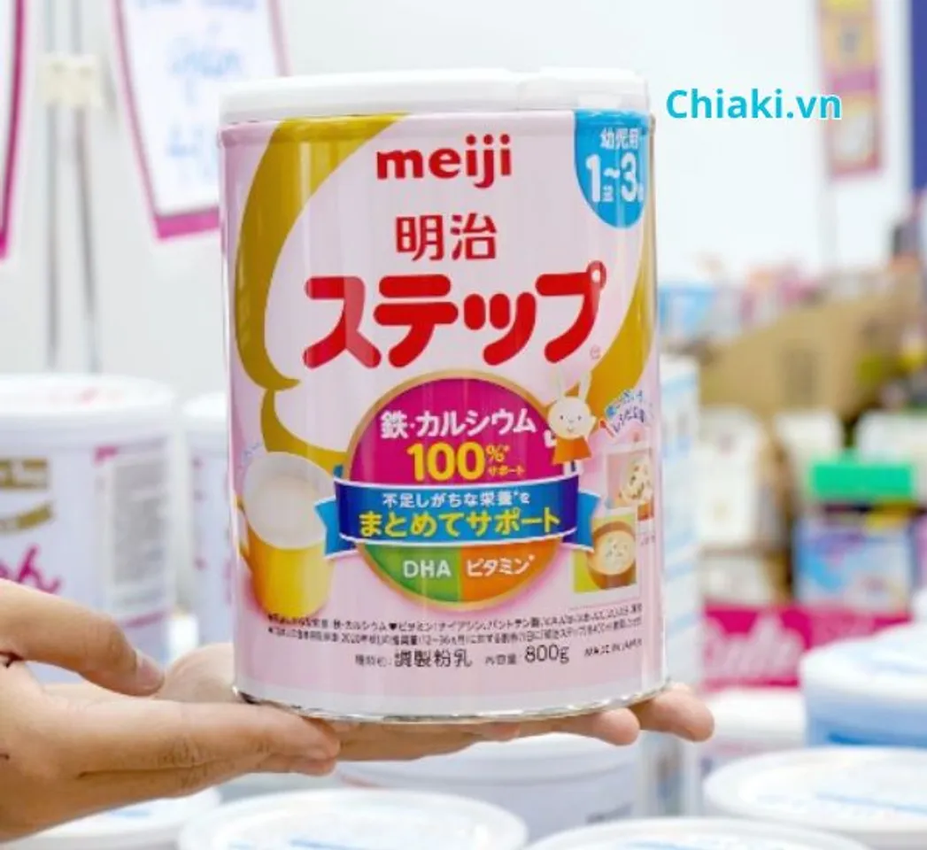 Meiji số chín sữa tăng độ cao mang lại bé