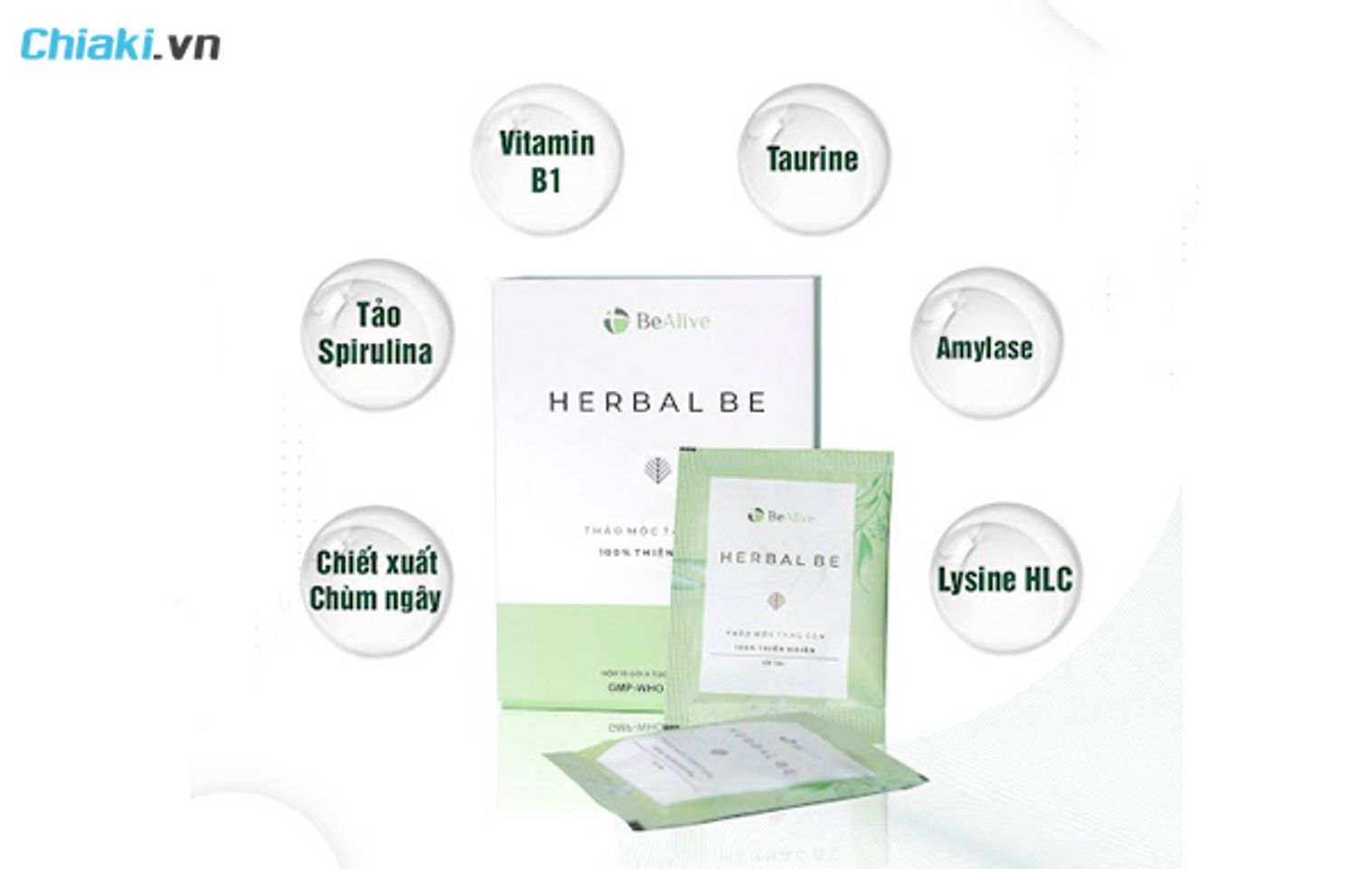 vi&ecirc;n uống tăng c&acirc;n Bealive Herbal Be&nbsp;
