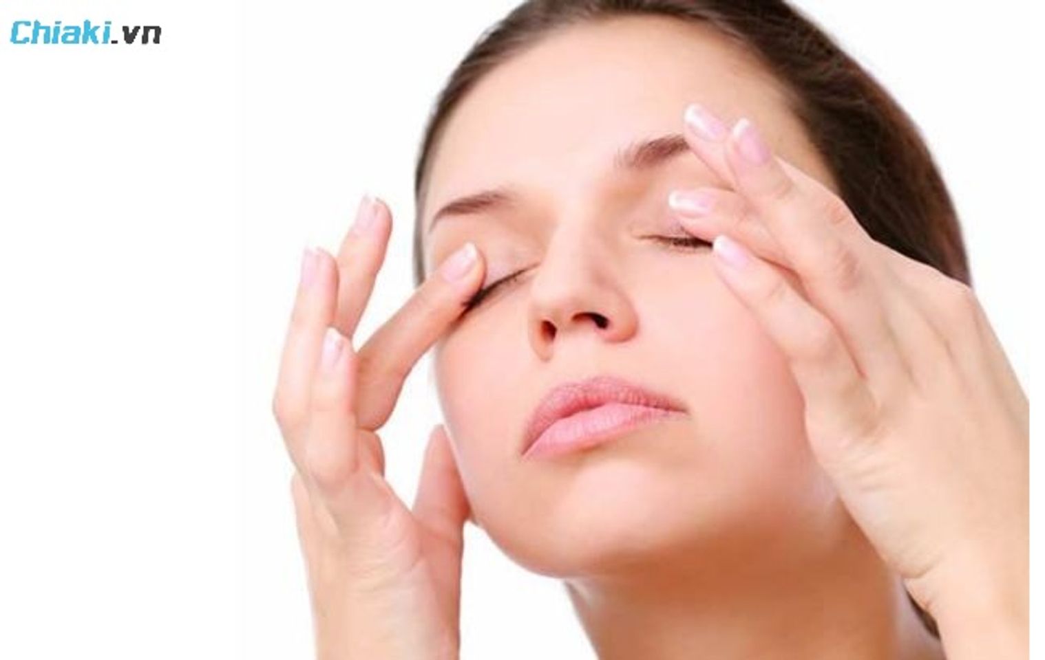 C&aacute;ch massage cho mắt to hơn