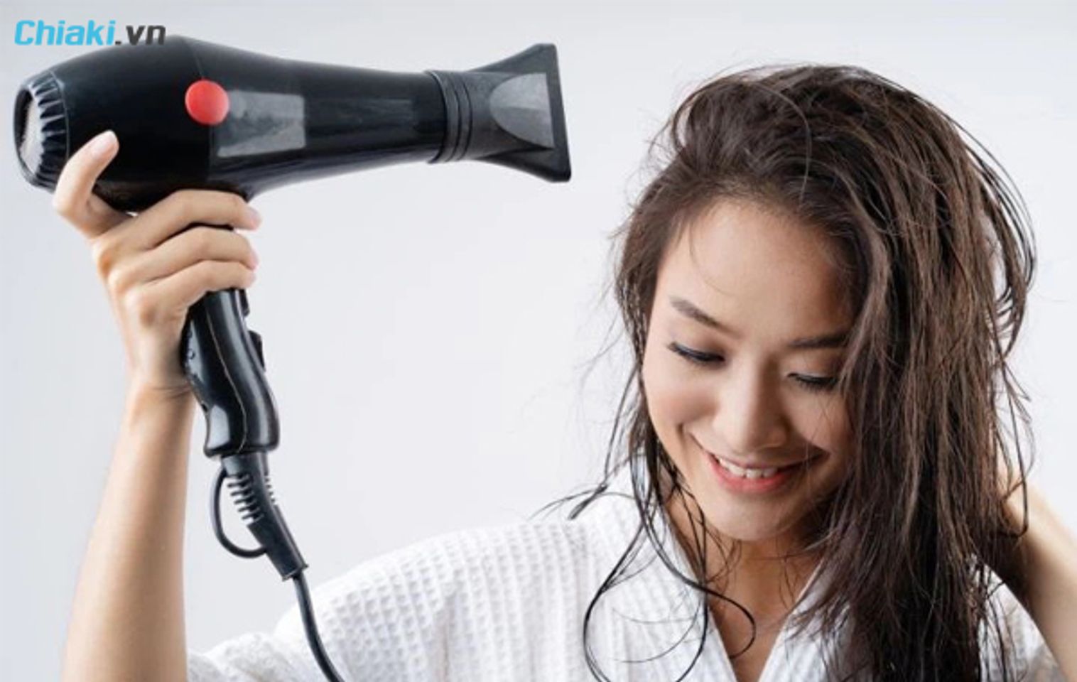 sấy phần ch&acirc;n v&agrave; phần ngọn t&oacute;c