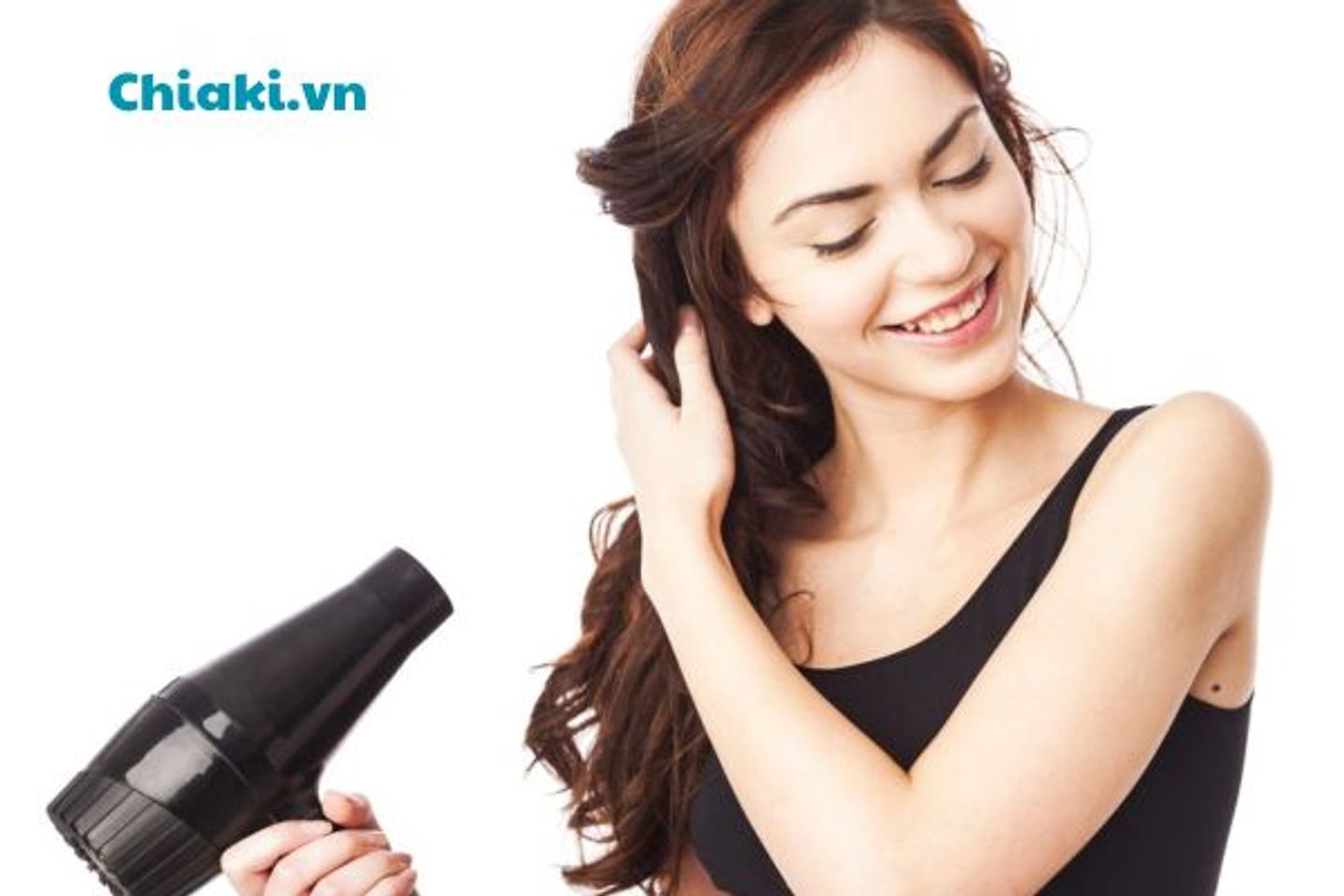 Sấy t&oacute;c xoăn phần đu&ocirc;i t&oacute;c