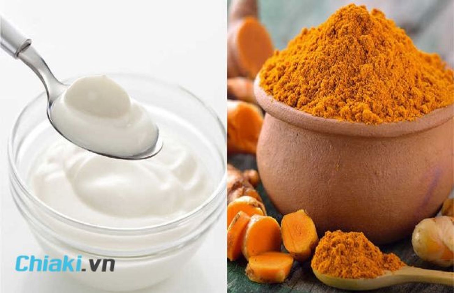 C&aacute;ch triệt l&ocirc;ng n&aacute;ch tại nh&agrave; bằng bột nghệ v&agrave; sữa chua