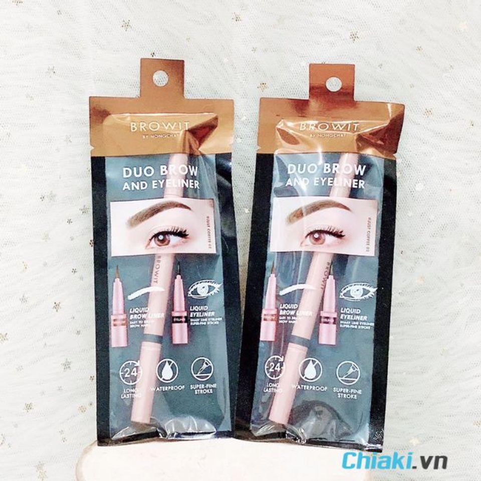Ch&igrave; kẻ m&agrave;y Browit Duo Brow And Eyeliner