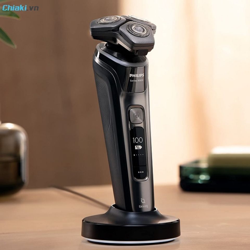 M&aacute;y cạo r&acirc;u Philips series 9000 c&oacute; thể điều chỉnh c&ocirc;ng suất cắt r&acirc;u