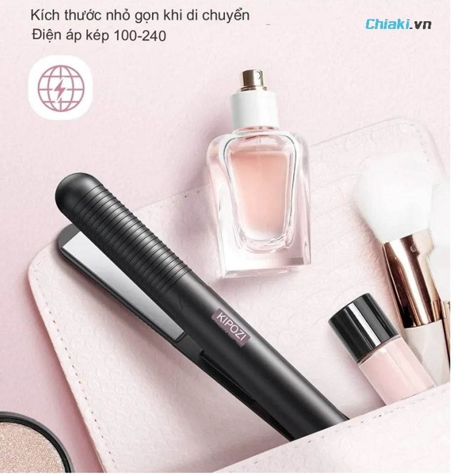 M&aacute;y duỗi t&oacute;c mini KIPOZI 125 thiết kế nhỏ gọn