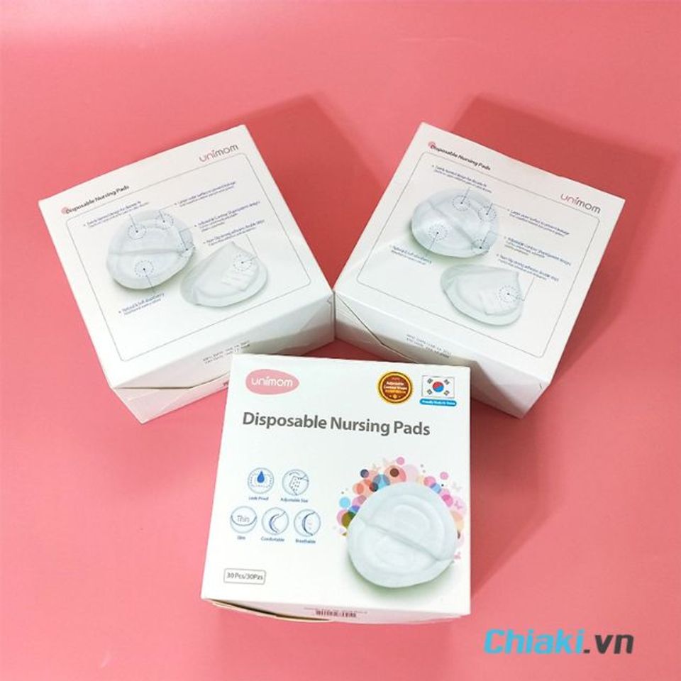 Miếng l&oacute;t thấm sữa Unimom Disposable Nursing Pads