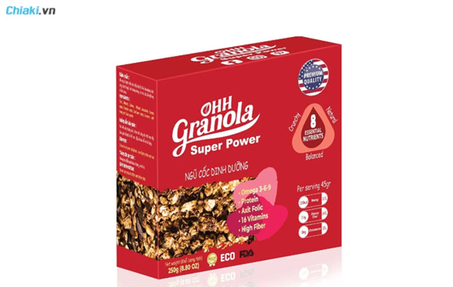 thực phẩm chức năng tăng cơ bắp Ohh Granola