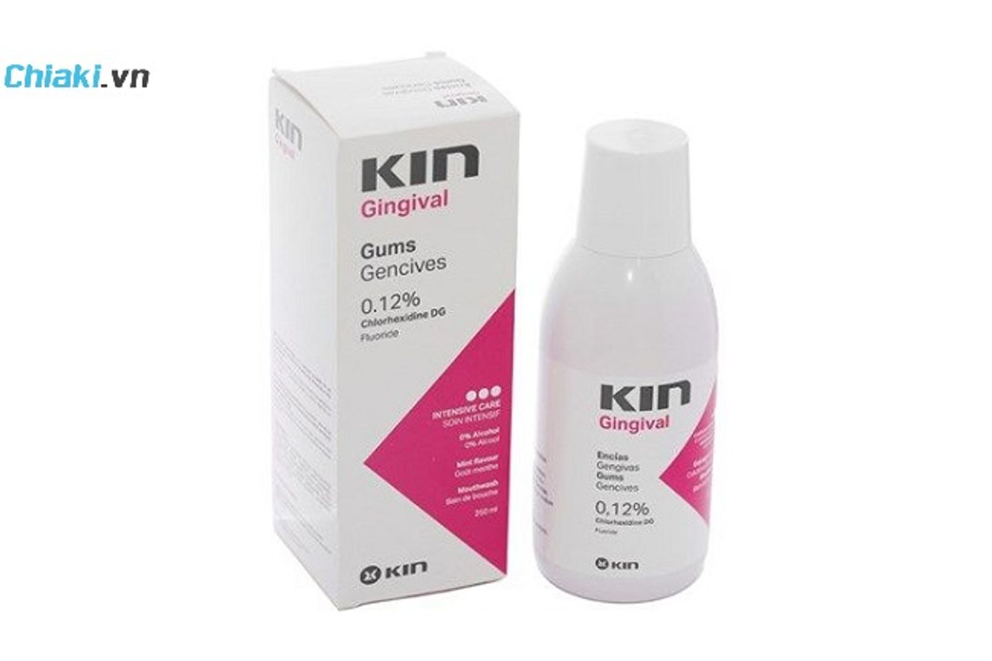 Nước s&uacute;c miệng Kin Gingival ngăn ngừa mảng b&aacute;m