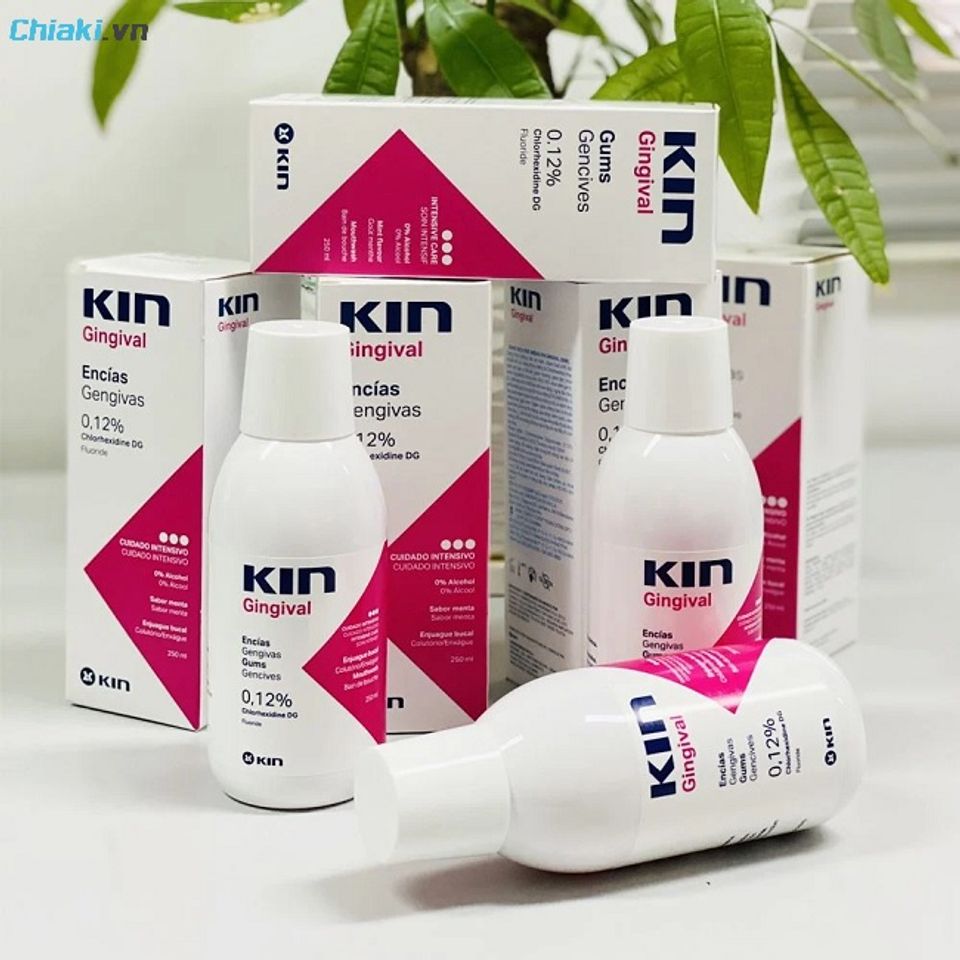 Nước s&uacute;c miệng Kin Gingival chuy&ecirc;n trị vi&ecirc;m nướu