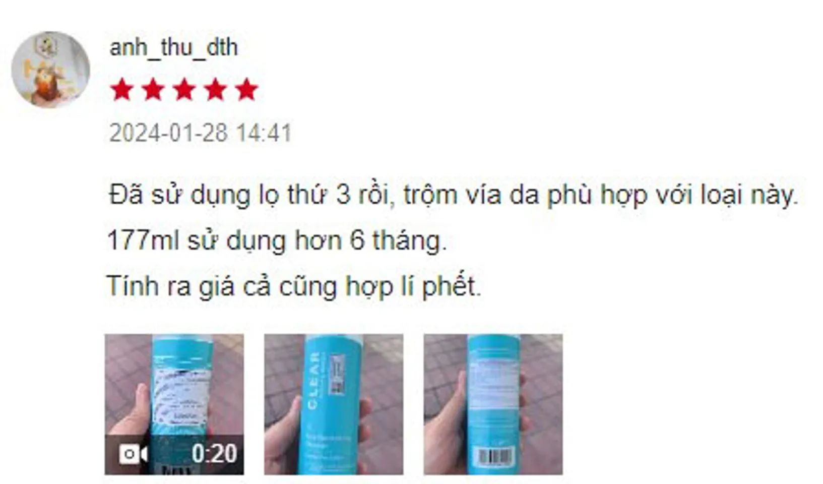 Review sữa rửa mặt Paula's Choice Clear Pore Normalizing Cleanser