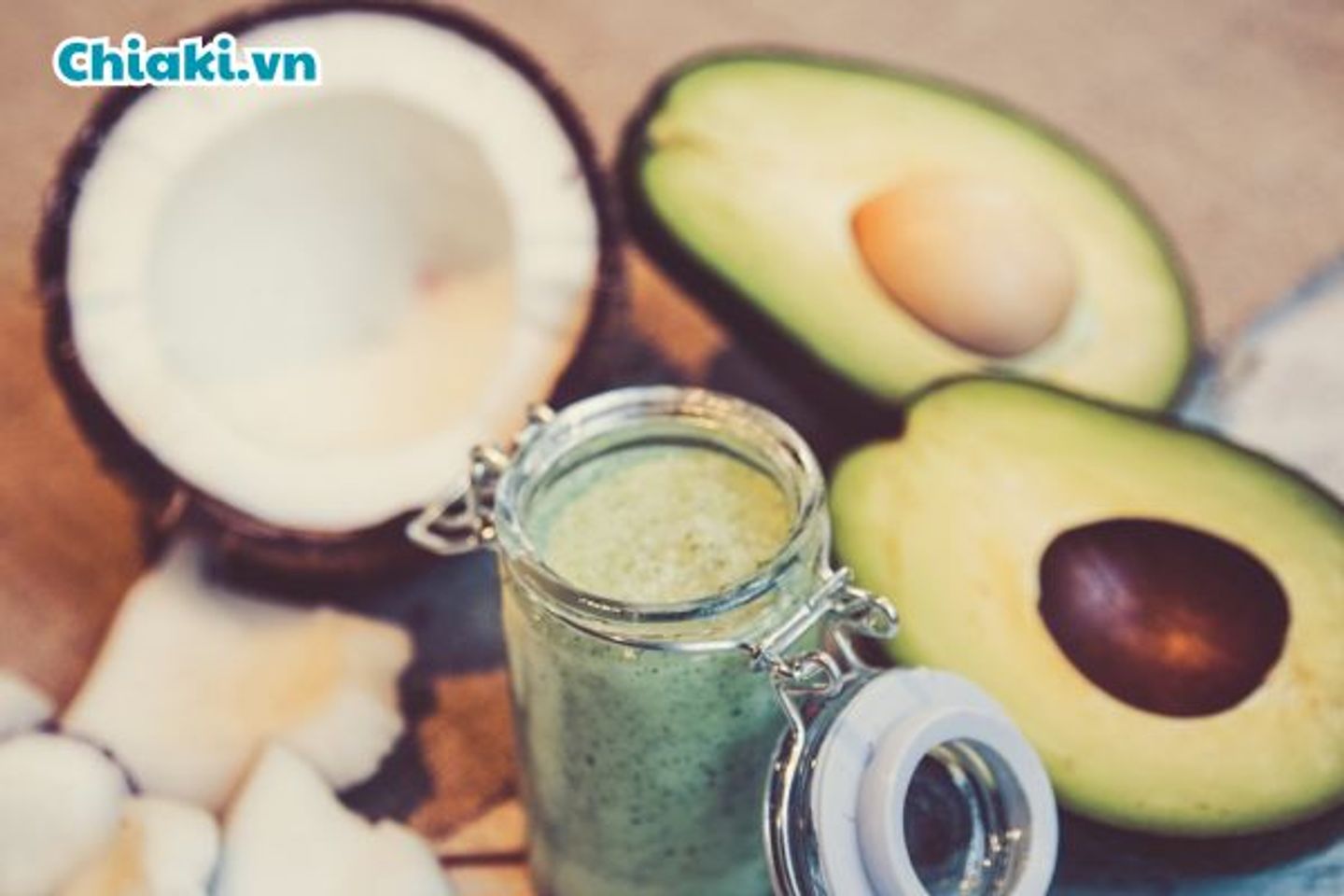 Sinh tố bơ sữa dừa