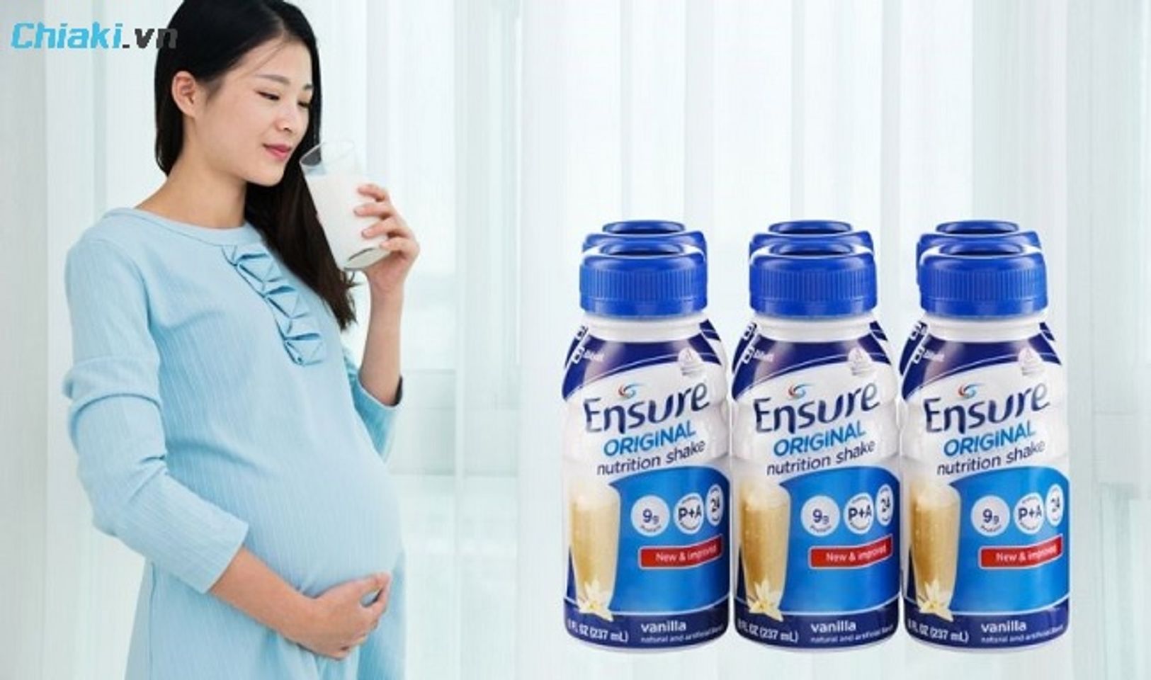 Sữa bầu pha sẵn Ensure h&agrave;m lượng dinh dưỡng cao
