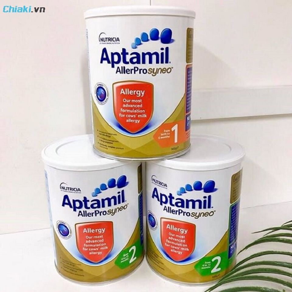 Sữa Aptamil AllerPro Syneo sử dụng c&ocirc;ng thức ri&ecirc;ng, kiểm so&aacute;t dị ứng ở trẻ