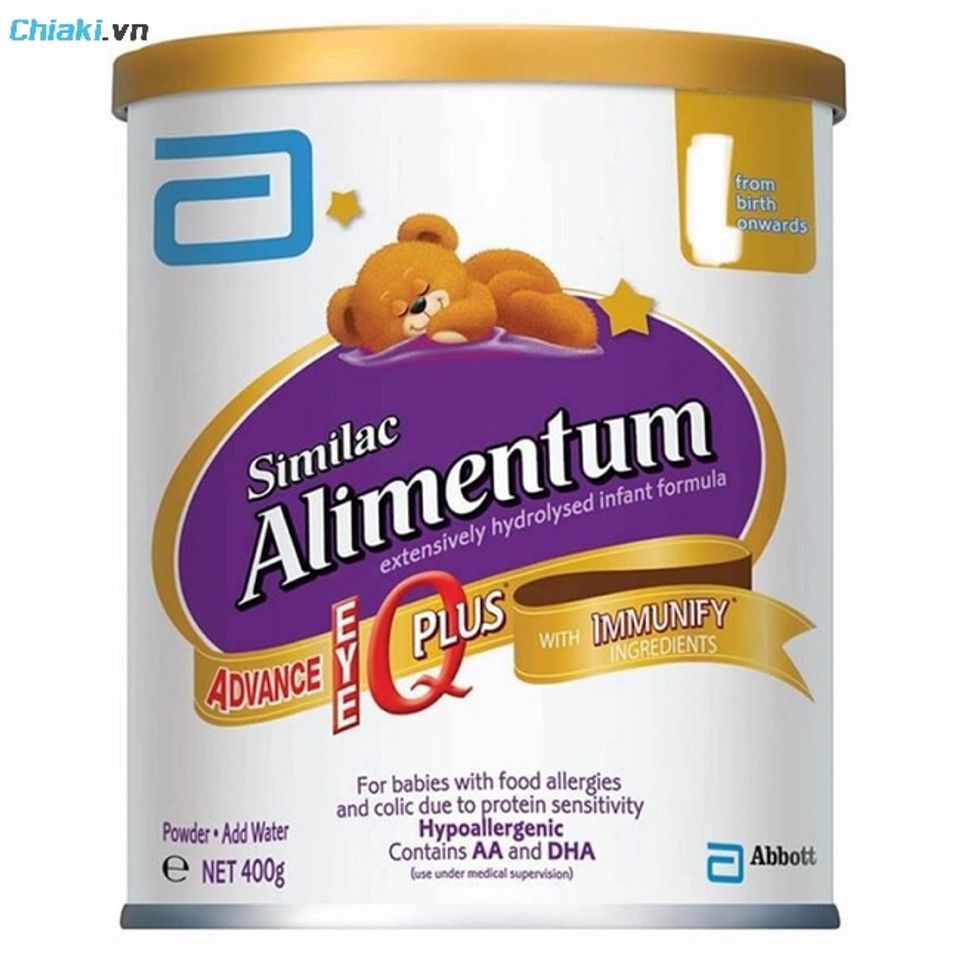 Sữa Similac Alimentum Abbott cắt nhỏ đạm sữa, tăng khả năng hấp thụ