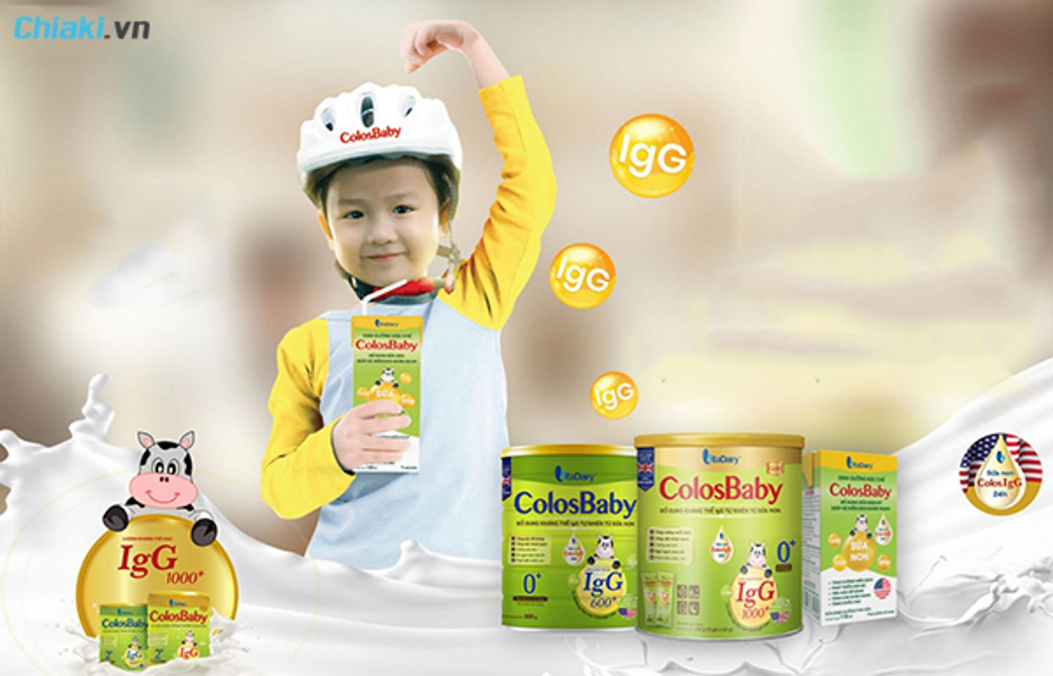 Sữa Colosbaby số 0 bổ sung nhiều dưỡng chất