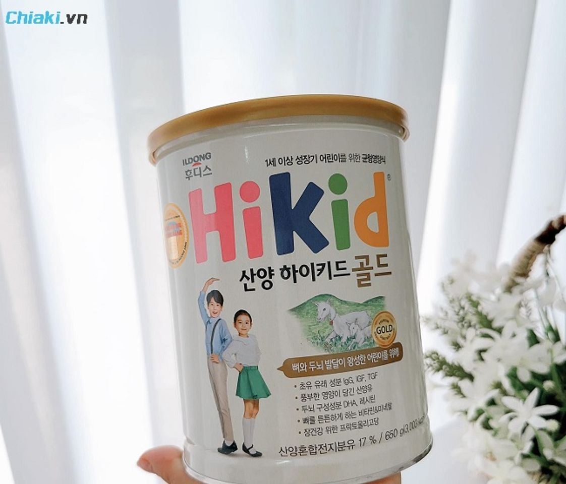 Sữa d&ecirc; Hikid Gold th&agrave;nh phần dinh dưỡng dồi d&agrave;o