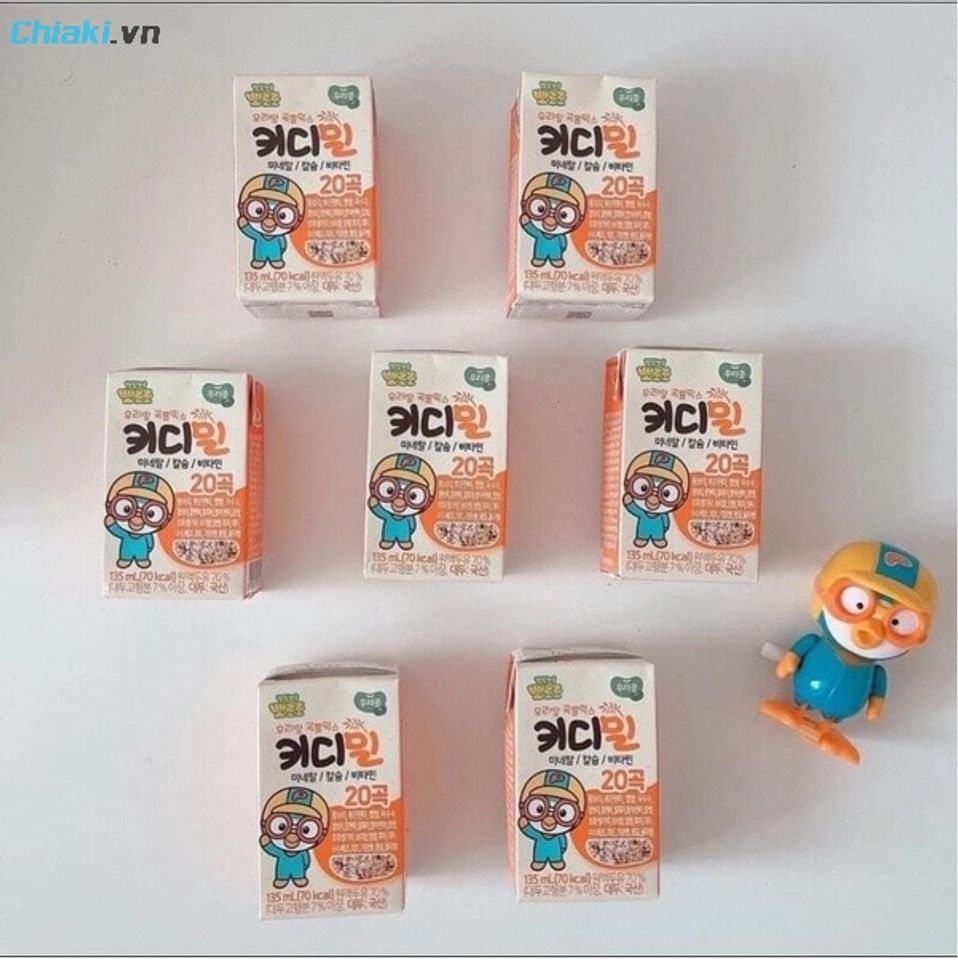 Sữa hạt Pororo cho b&eacute; thơm ngon, dễ uống
