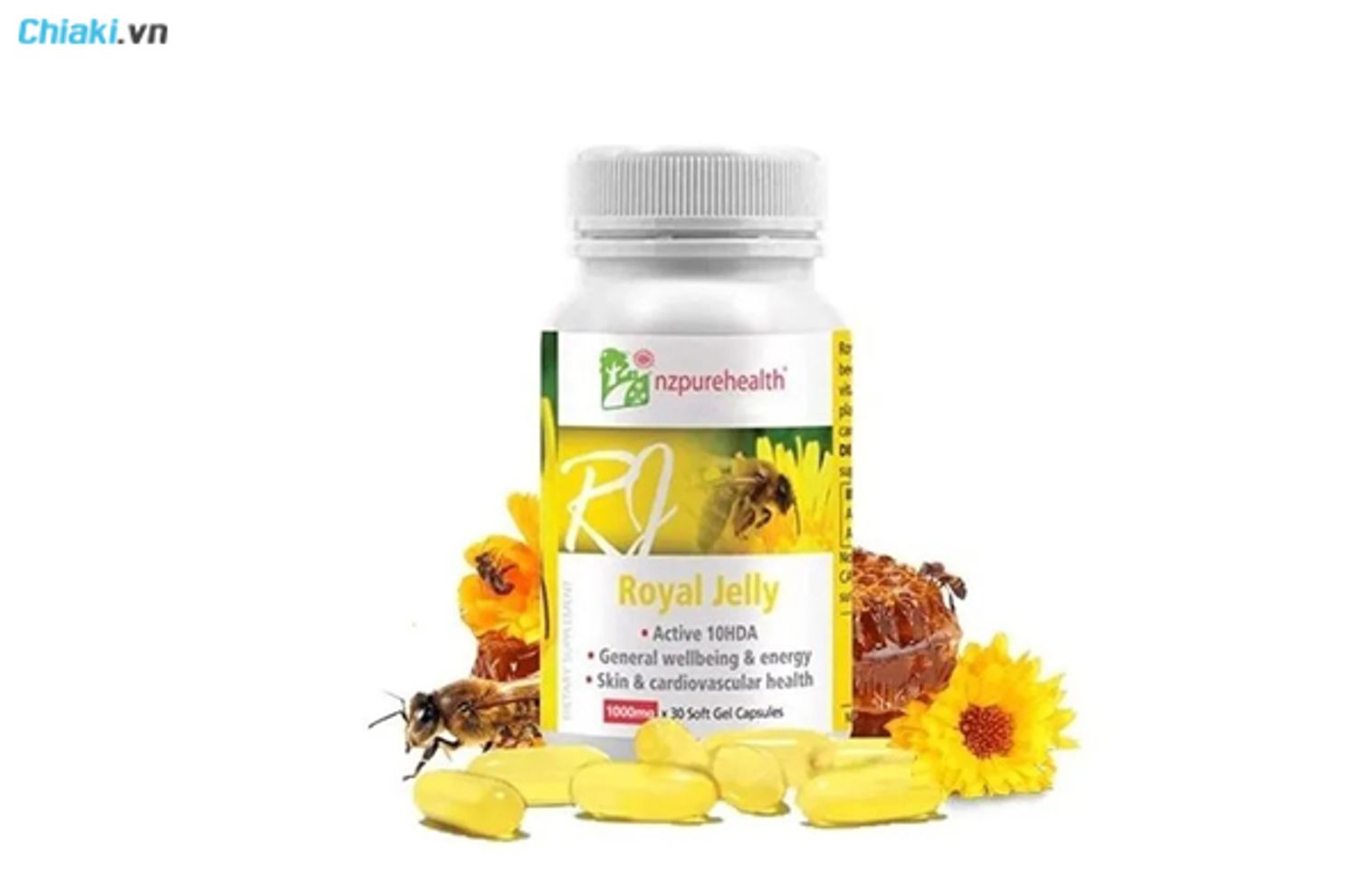 sữa ong ch&uacute;a Royal Jelly NZPureHealth