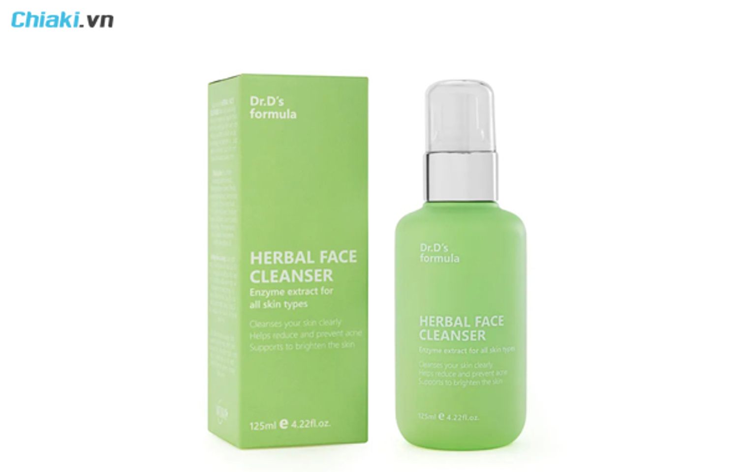 Sữa rửa mặt Việt Nam Enzyme Dr.D - Herbal Face Cleanser