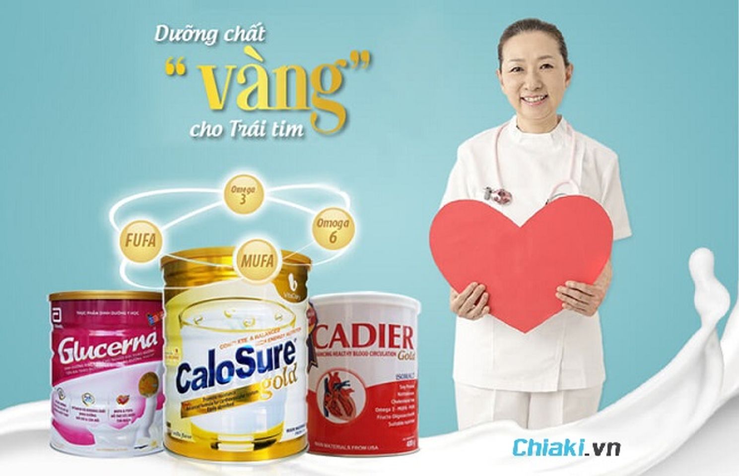 Ti&ecirc;u ch&iacute; chọn sữa tốt cho tim mạch