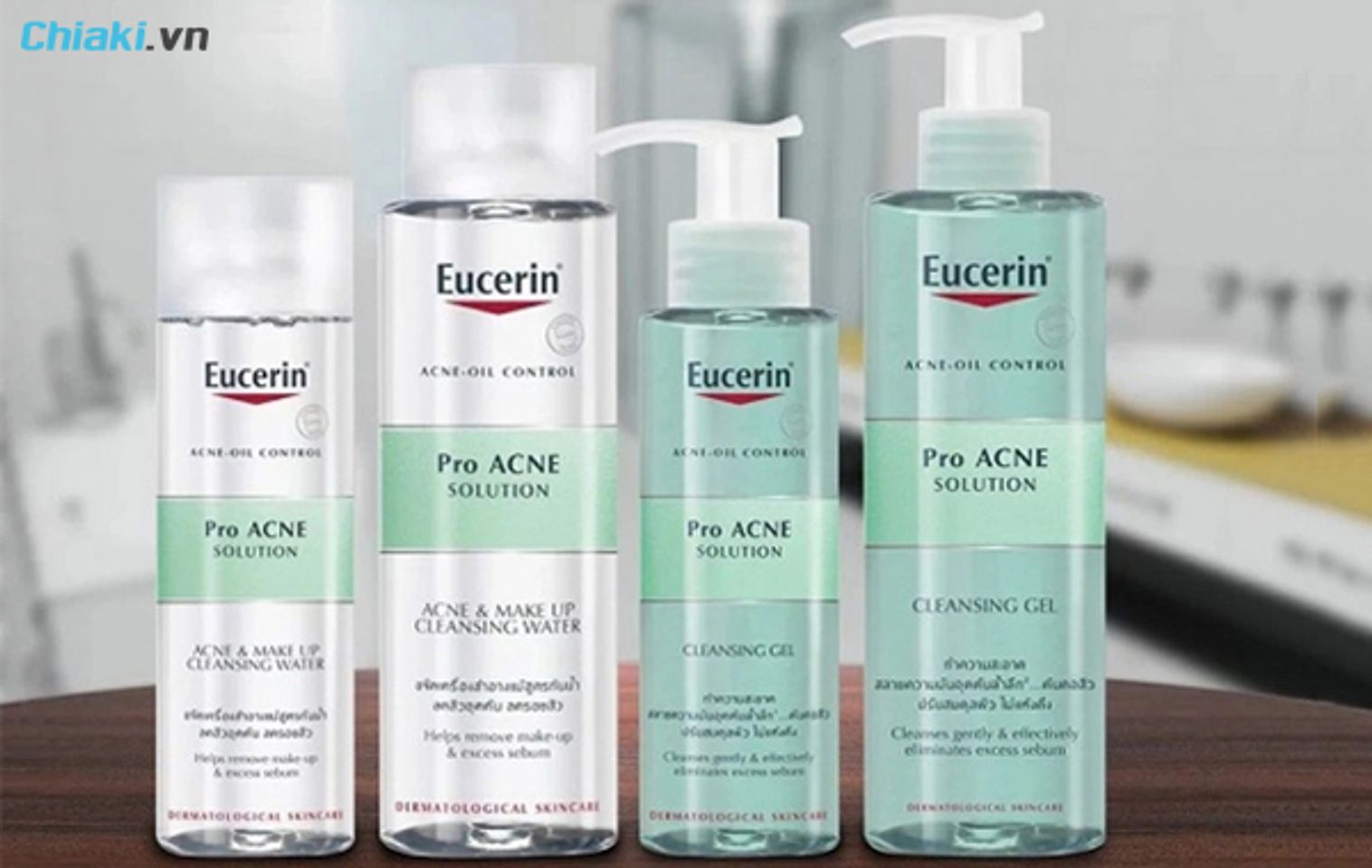 sữa rửa mặt Eucerin cho da dầu mụn đang rất được ưa chuộng