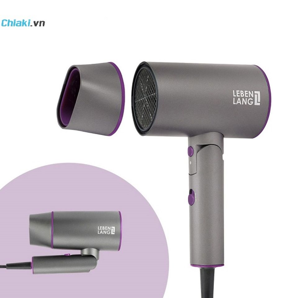 M&aacute;y sấy t&oacute;c Lebenlang LBH3088 kiểu gấp gọn