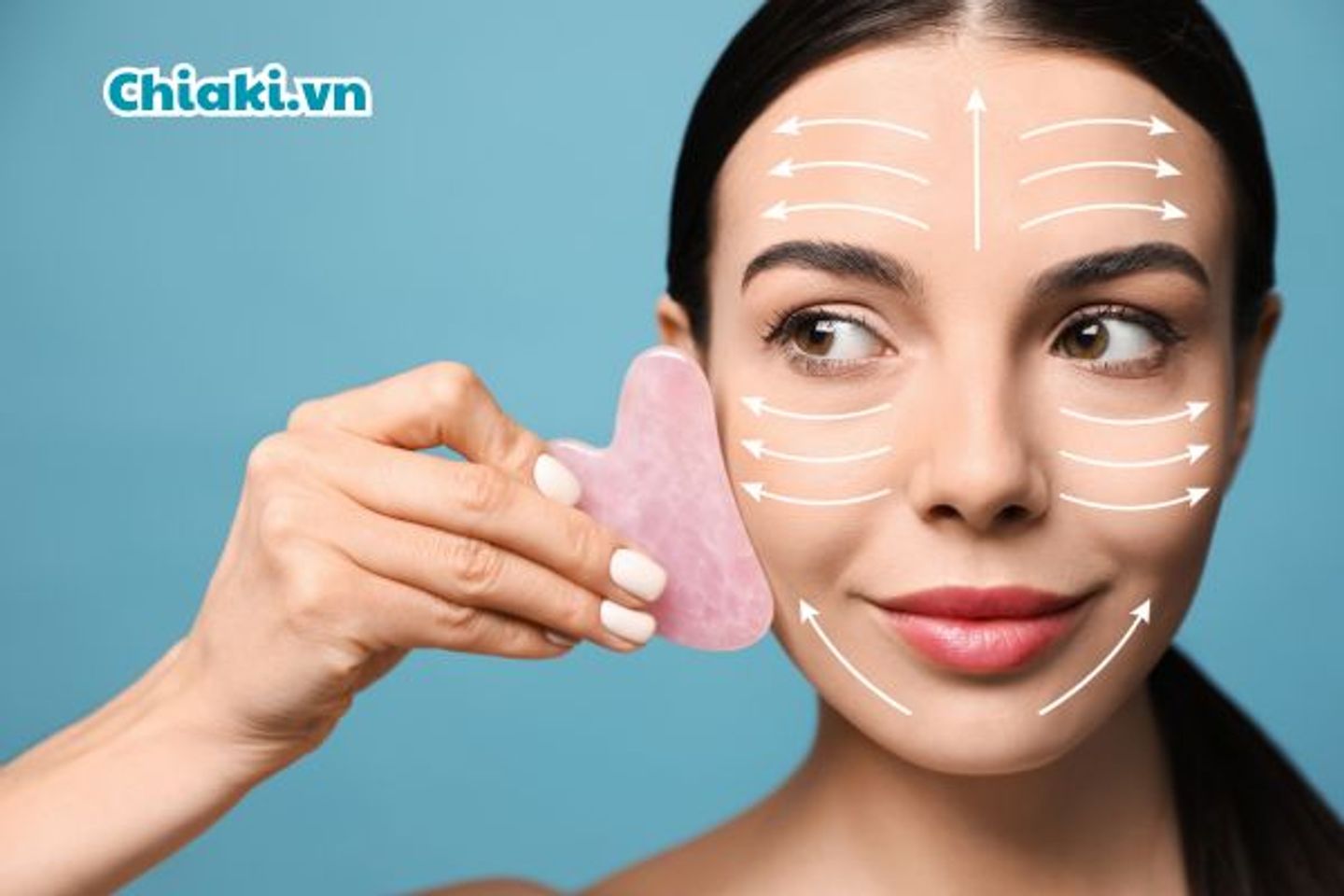 Hướng dẫn c&aacute;ch sử dụng đ&aacute; massage mặt