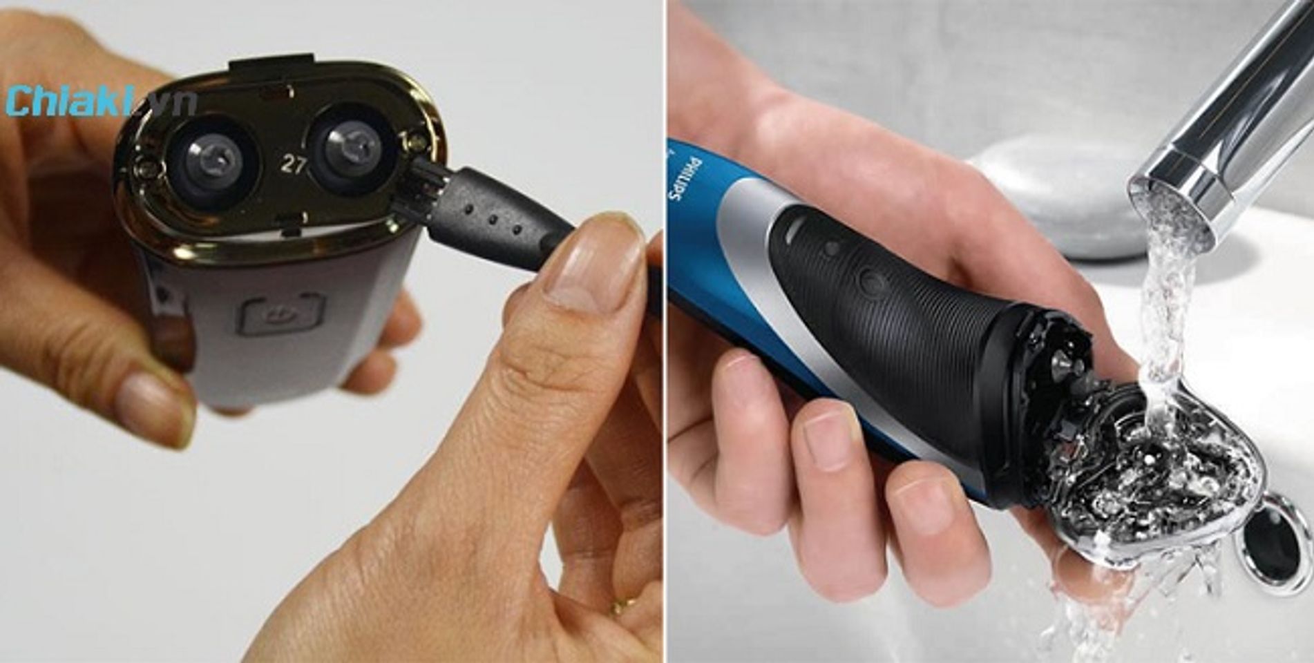C&aacute;c bước vệ sinh m&aacute;y cạo r&acirc;u hiệu quả