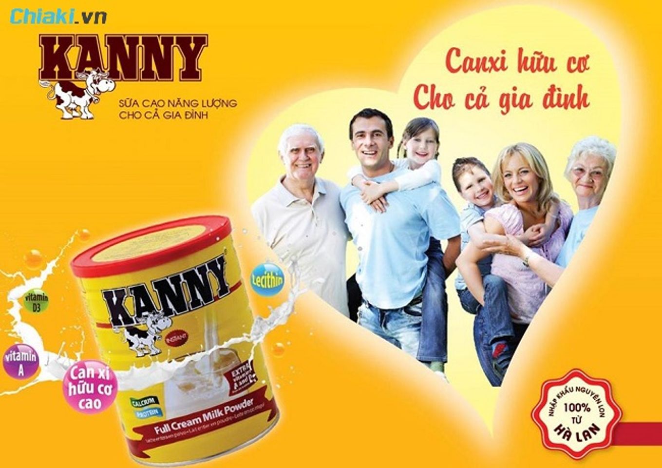 Sữa bột nguy&ecirc;n kem Kanny