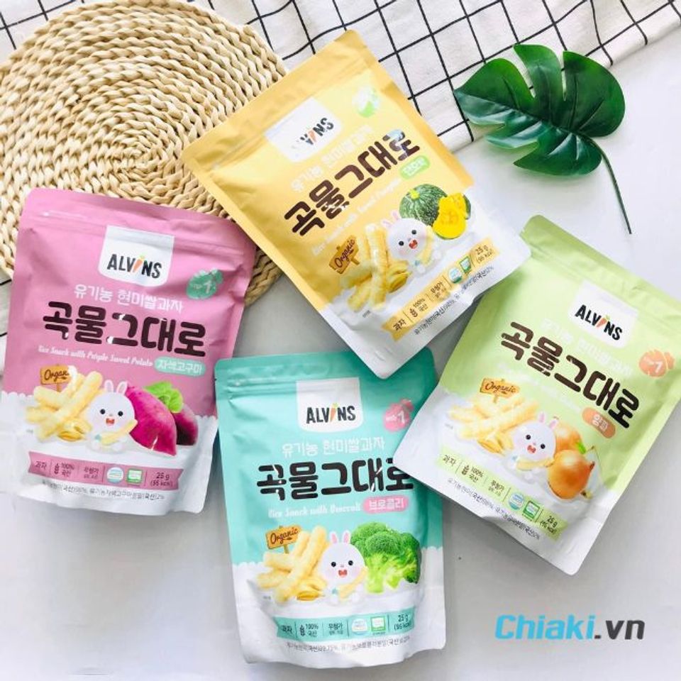 B&aacute;nh ăn dặm cho b&eacute; 6 th&aacute;ng chưa mọc răng Alvins