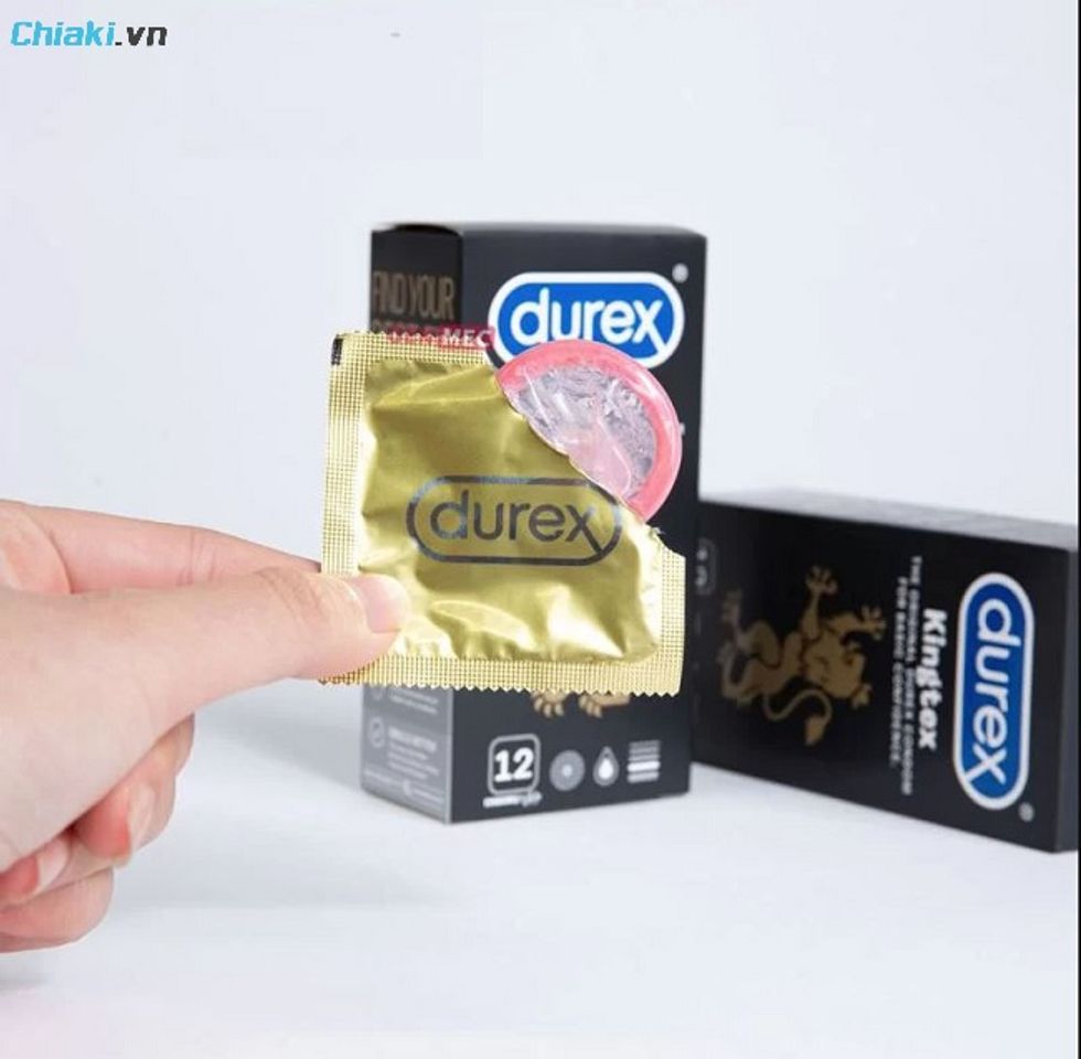 Bao cao su Durex Kingtex size 49mm