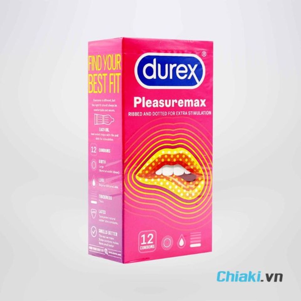 Bao cao su Durex Pleasuremax