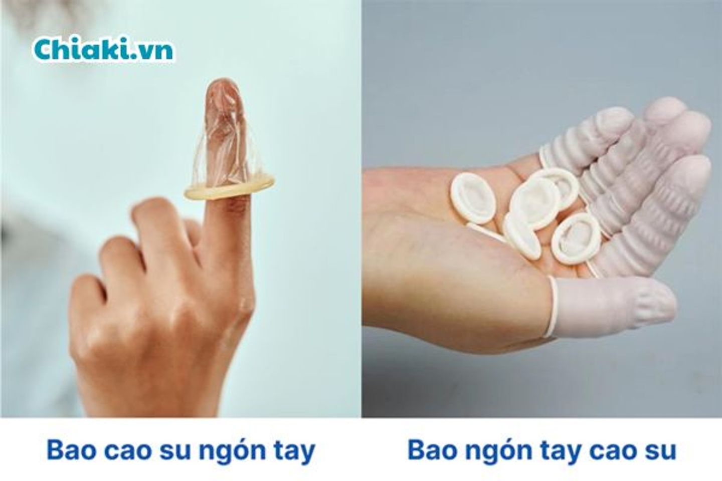 Bao cao su ng&oacute;n tay sản phẩm hỗ trợ cho cặp đ&ocirc;i v&agrave; d&ugrave;ng trong y tế