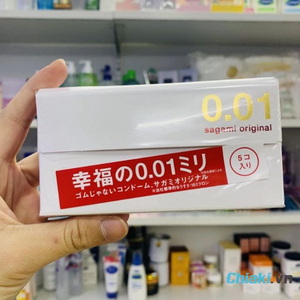 Bao cao su si&ecirc;u mỏng Nhật Bản Sagami Original 0.01