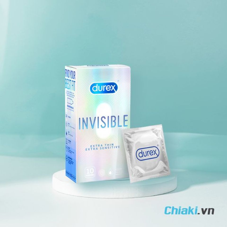 Bao cao su si&ecirc;u mỏng Durex Invisible Extra Thin Extra Sensitive&nbsp;