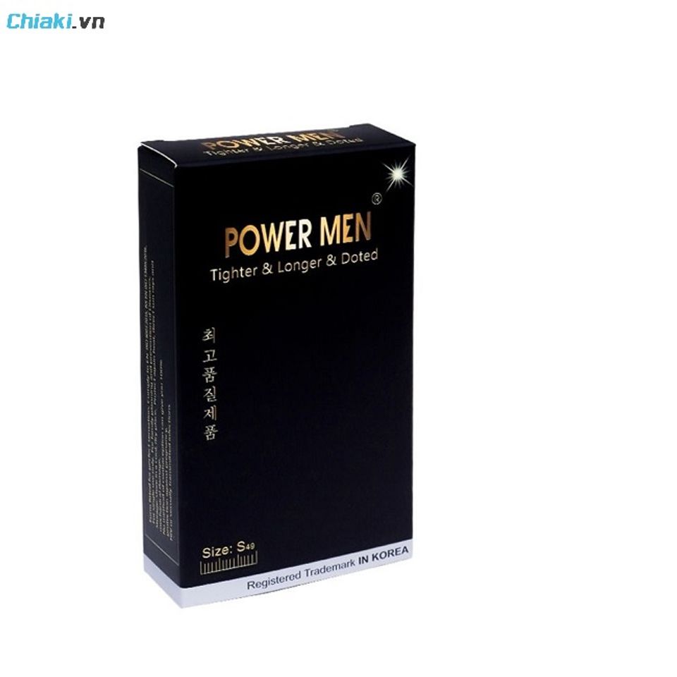 Bao cao su Power Men Tighter Longer Dots c&oacute; gai