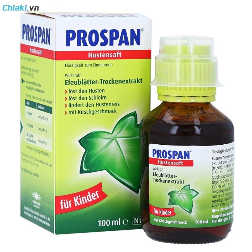 Siro Prospan Đức&nbsp;cải thiện ho cho trẻ sơ sinh