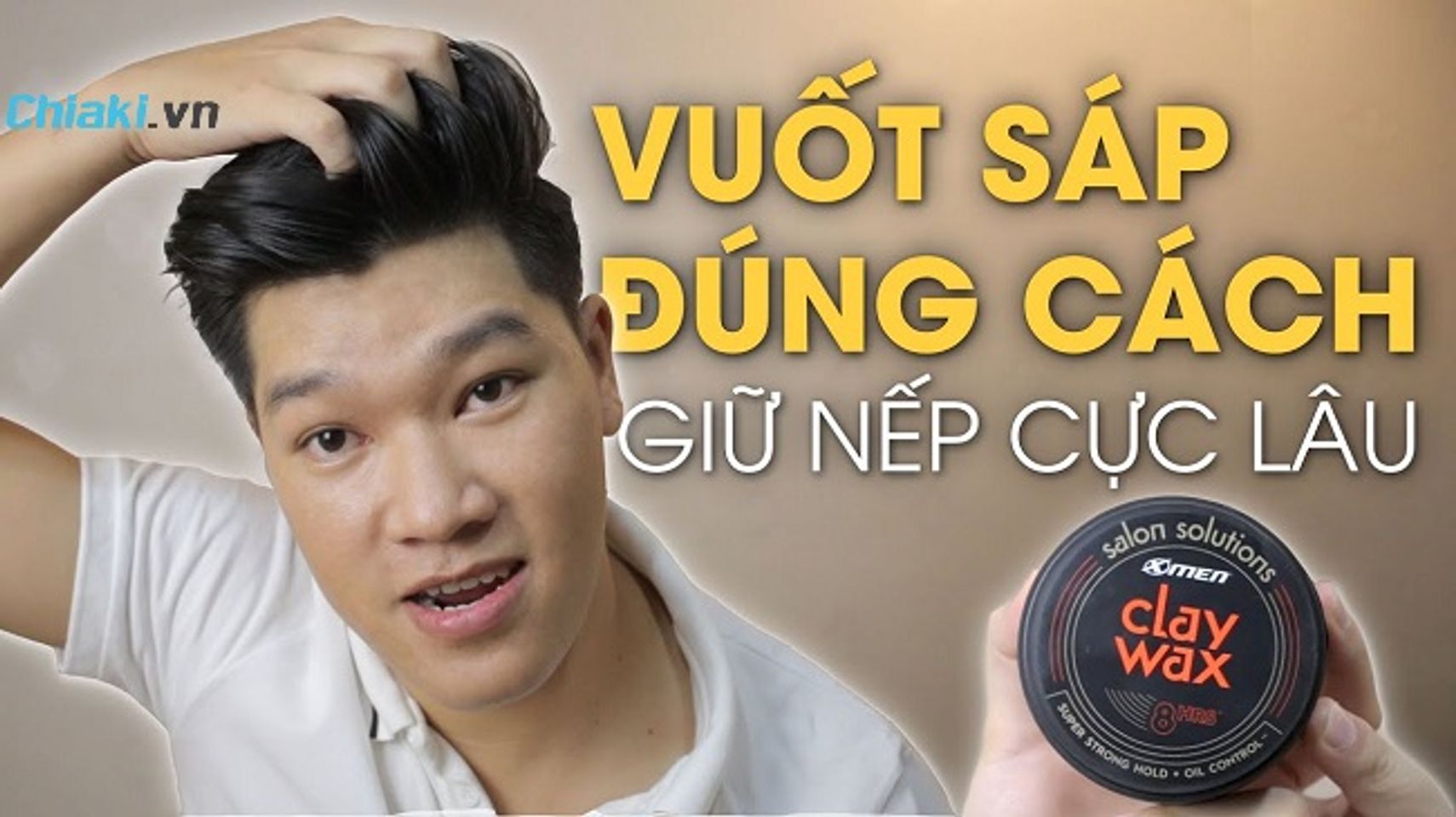 C&aacute;ch sử dụng s&aacute;p vuốt t&oacute;c nam hiệu quả
