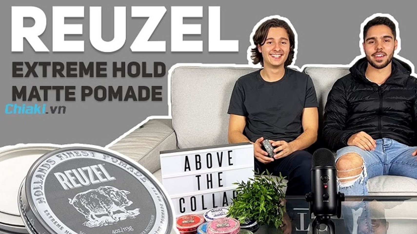 S&aacute;p vuốt t&oacute;c Reuzel Extreme Hold Matte Pomade
