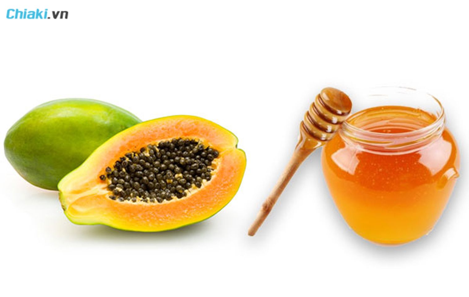 c&aacute;ch uống mật ong để tăng c&acirc;n với đu đủ