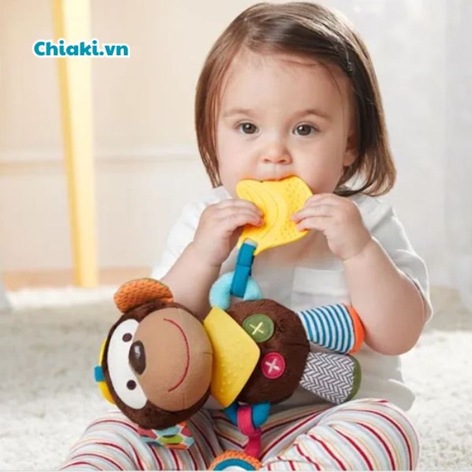 Th&uacute; b&ocirc;ng k&egrave;m gặm nướu cho b&eacute; Konig