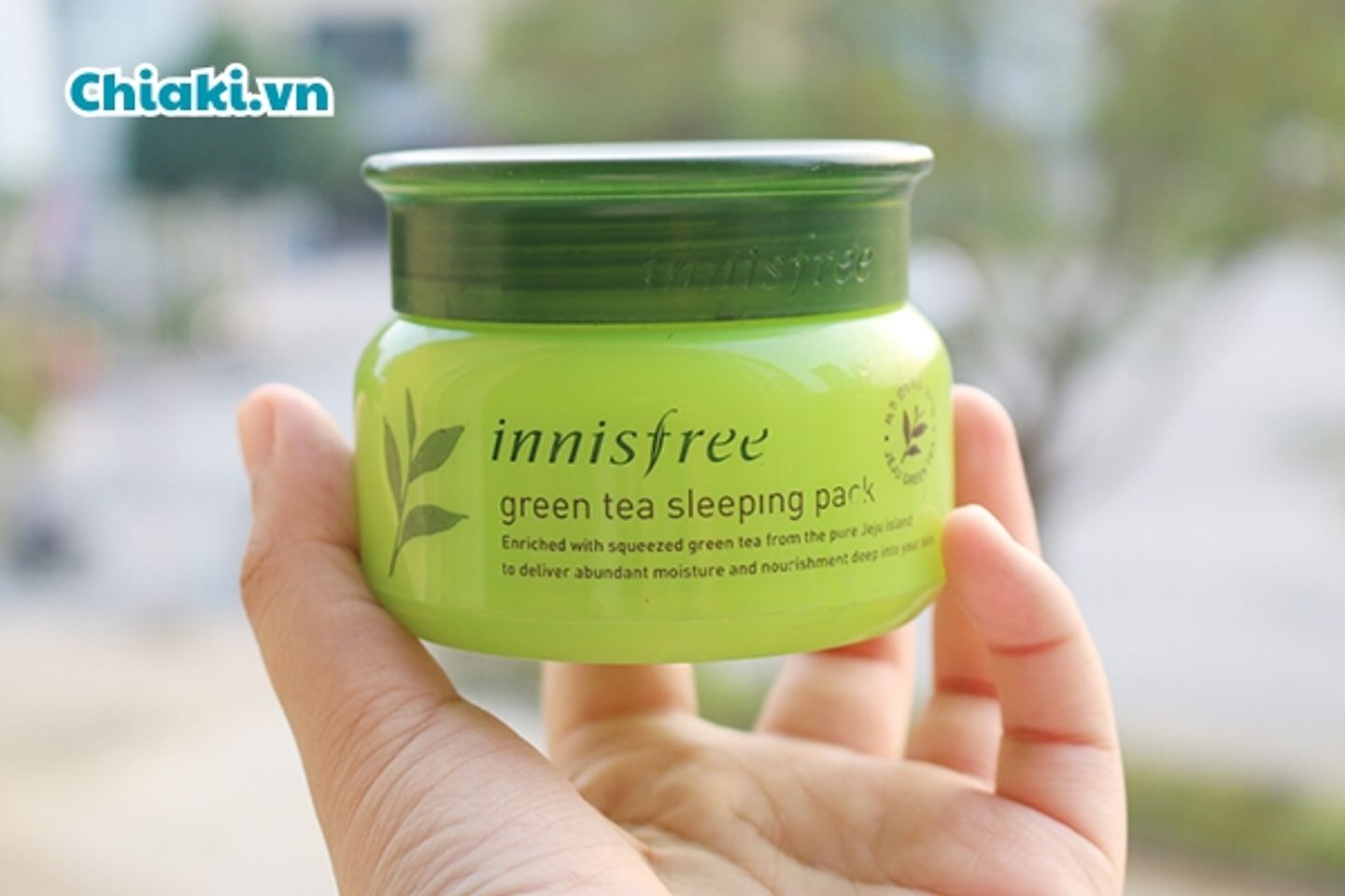 Mặt nạ ngủ Innisfree tr&agrave; xanh Green Tea Sleeping Pack
