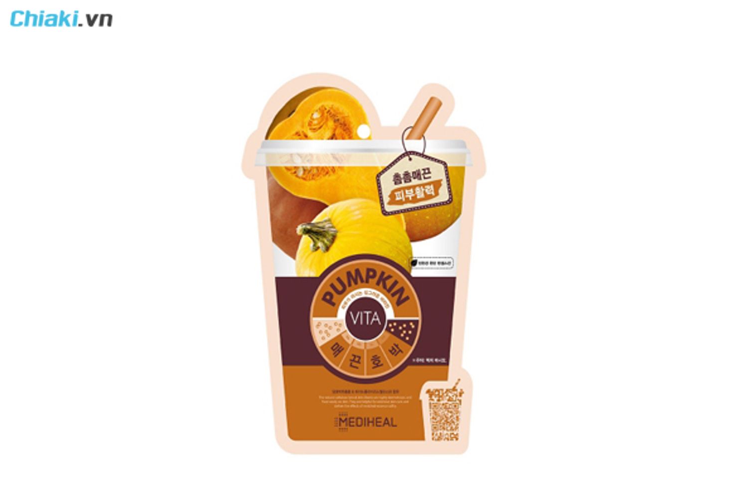 mặt nạ mediheal Pumpkin Vita Mask